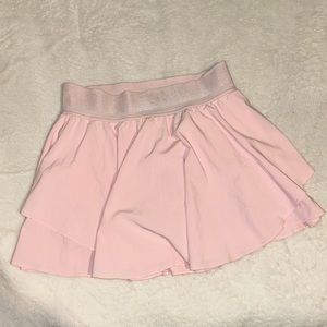 Lulu lemon baby pink pleated skirt